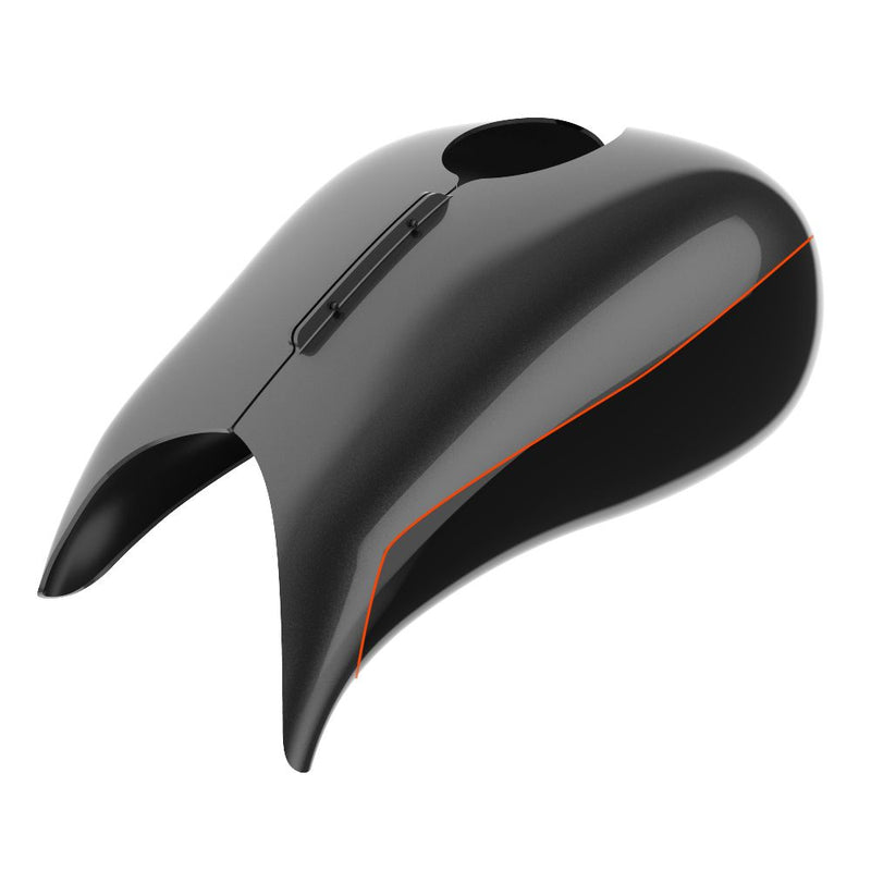 Advanblack Custom Two Tone Stretched Tank Cover for Harley '09-'23 Street Glide & Road Glide & Road King