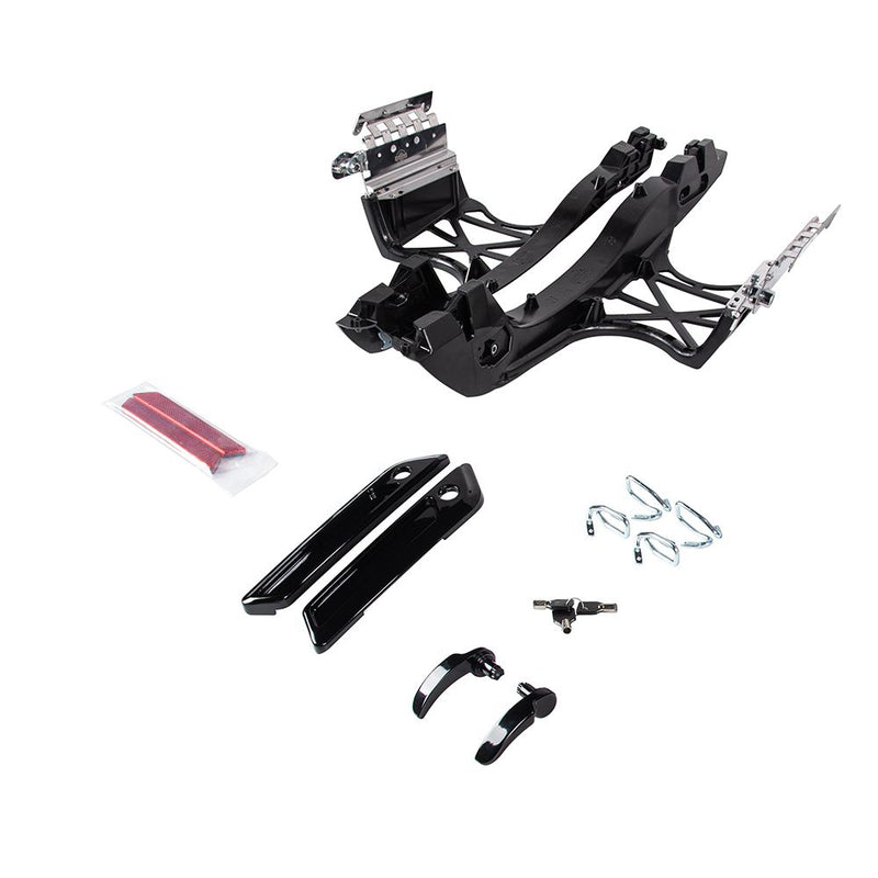 Advanblack One Touch Saddlebag Mounting Latch Hardware For 2014-2023 Harley Touring Models