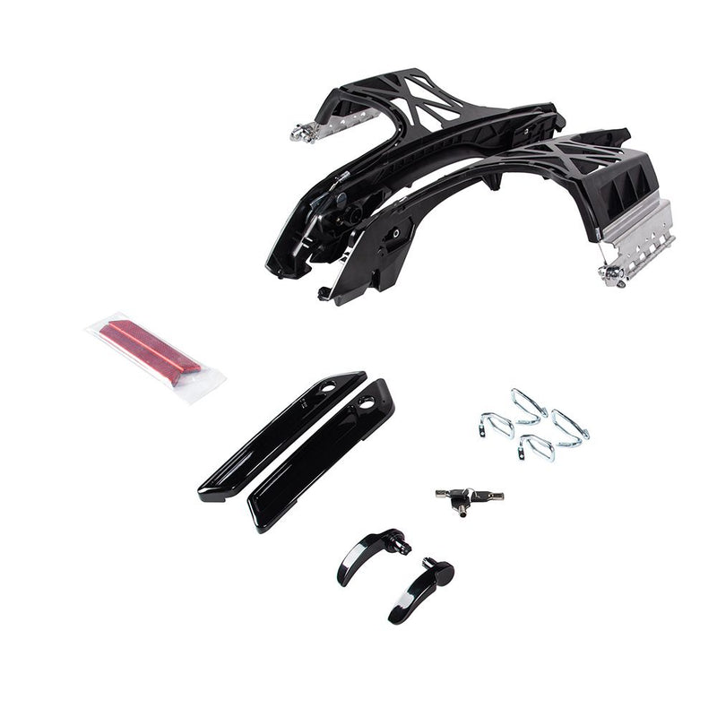 Advanblack One Touch Saddlebag Mounting Latch Hardware For 2014-2023 Harley Touring Models