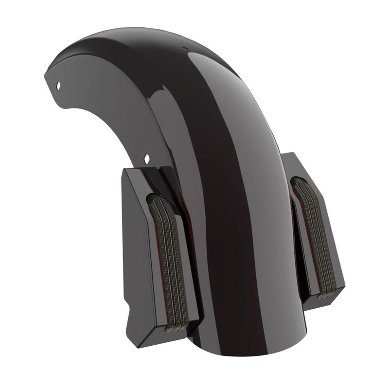 Advanblack Color Matched Holeshot 1.0 Chopped Rear Fender  for '09-'23 Harley Touring
