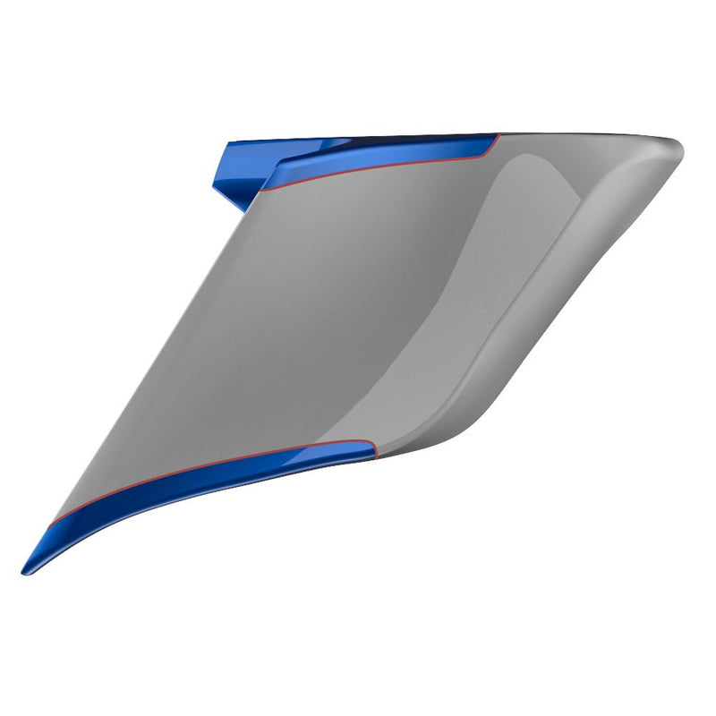 Advanblack Custom Two Tone ABS Stretched Side Cover Panel for 2014-2023 Harley Davidson Touring
