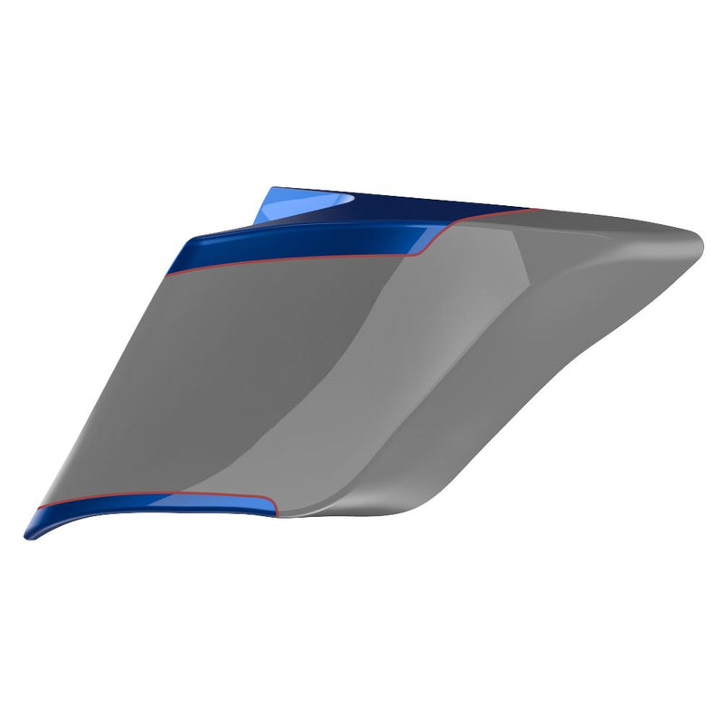 Advanblack Custom Two Tone ABS Stretched Side Cover Panel for 2014-2023 Harley Davidson Touring