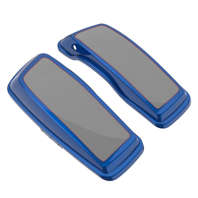 Advanblack Custom Two Tone Standard Normal Saddlebag Lids for 2014-2023 Harley Davidson Touring