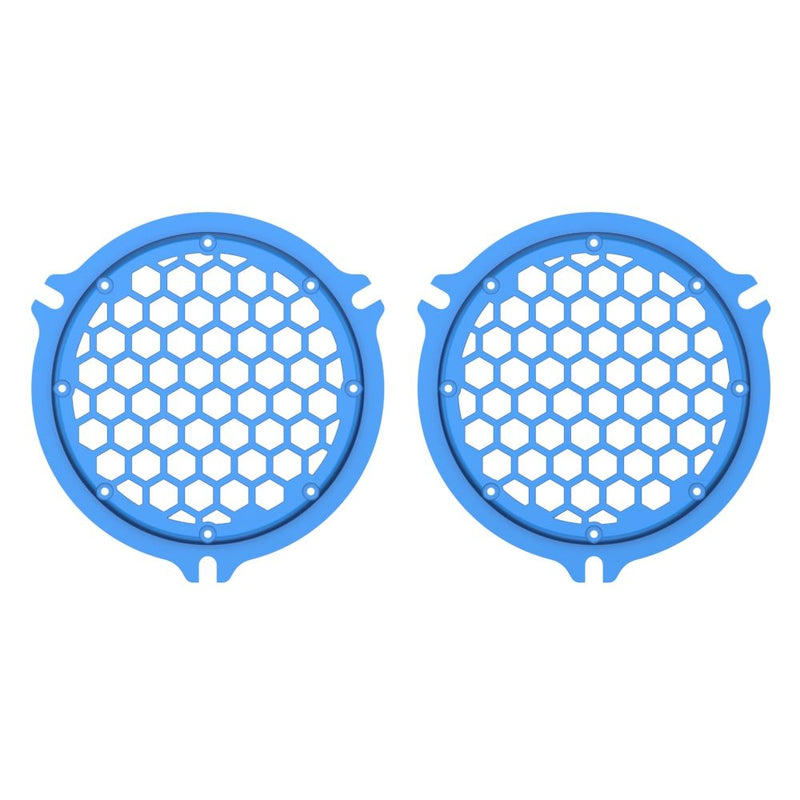Advanblack HEX Speaker Grills Color Matched For 2014+ Electric Glide / Street Glide Inner Fairing