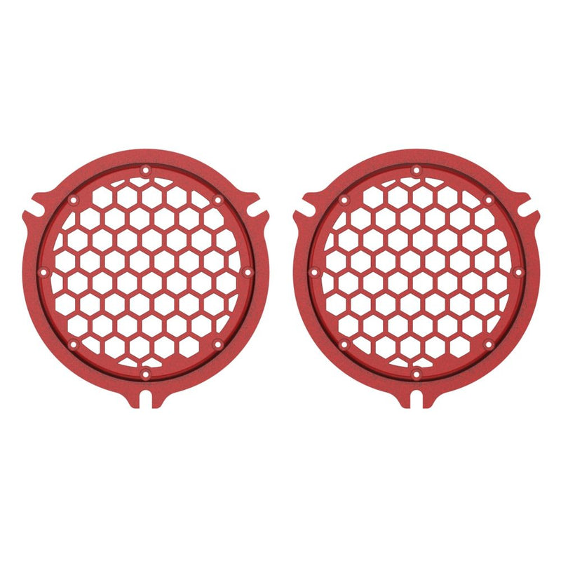 Advanblack HEX Speaker Grills Color Matched For 2014+ Electric Glide / Street Glide Inner Fairing