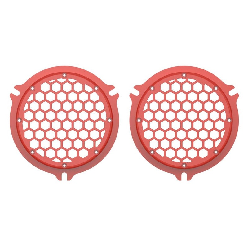 Advanblack HEX Speaker Grills Color Matched For 2014+ Electric Glide / Street Glide Inner Fairing
