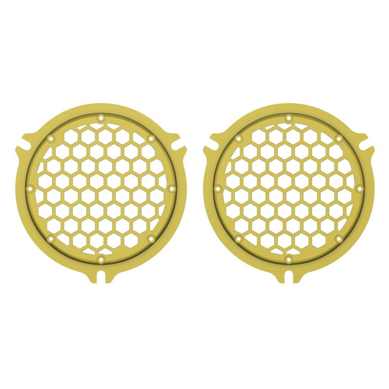 Advanblack HEX Speaker Grills Color Matched For 2014+ Electric Glide / Street Glide Inner Fairing