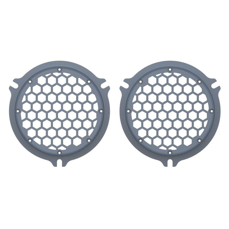 Advanblack HEX Speaker Grills Color Matched For 2014+ Electric Glide / Street Glide Inner Fairing