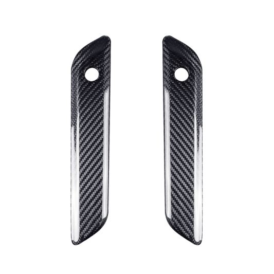 Advanblack  - Carbon Fiber Saddlebag Latch Cover Kit Fits '23.5 + Harley Touring Models