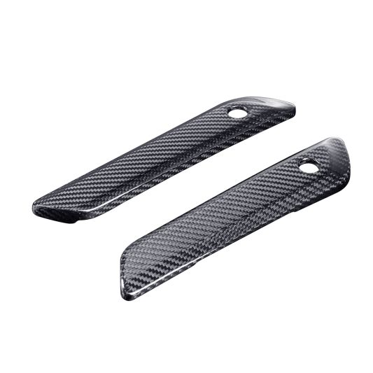 Advanblack  - Carbon Fiber Saddlebag Latch Cover Kit Fits '23.5 + Harley Touring Models