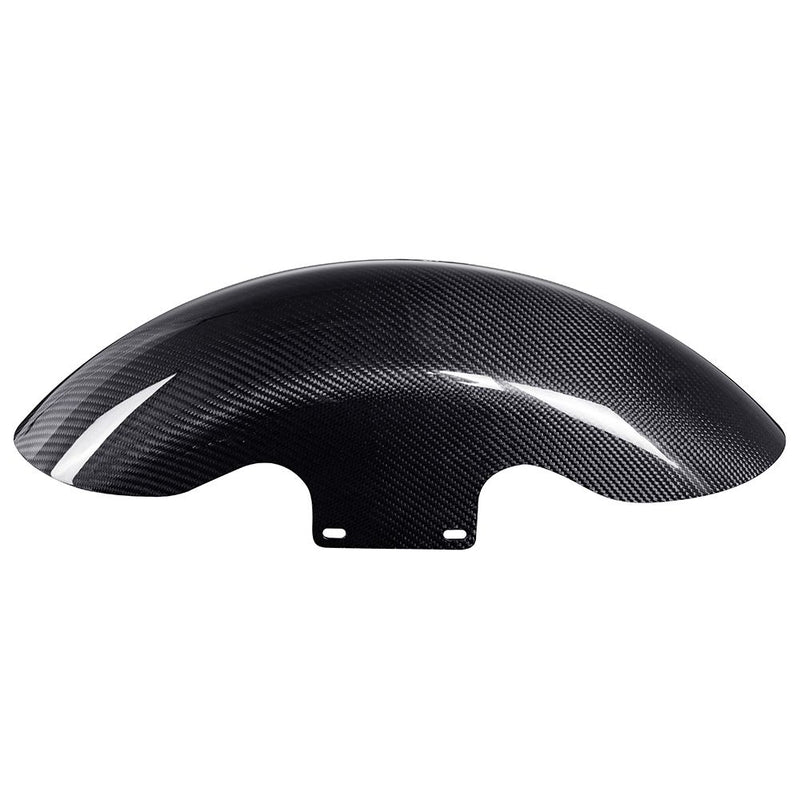 Advanblack Carbon Fiber 19inch Chopped Front Fender for '09Up Harley Touring