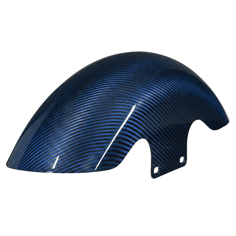 Advanblack Carbon Fiber 19-inch Chopped Front Fender for '09-Up Harley Touring