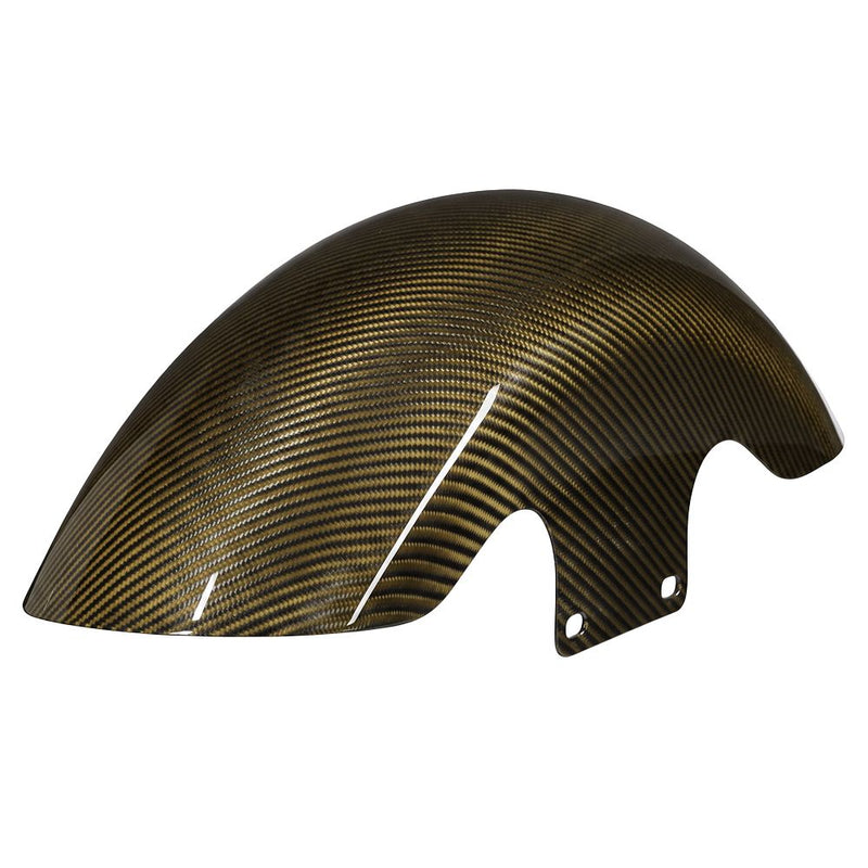 Advanblack Carbon Fiber 19-inch Chopped Front Fender for '09-Up Harley Touring