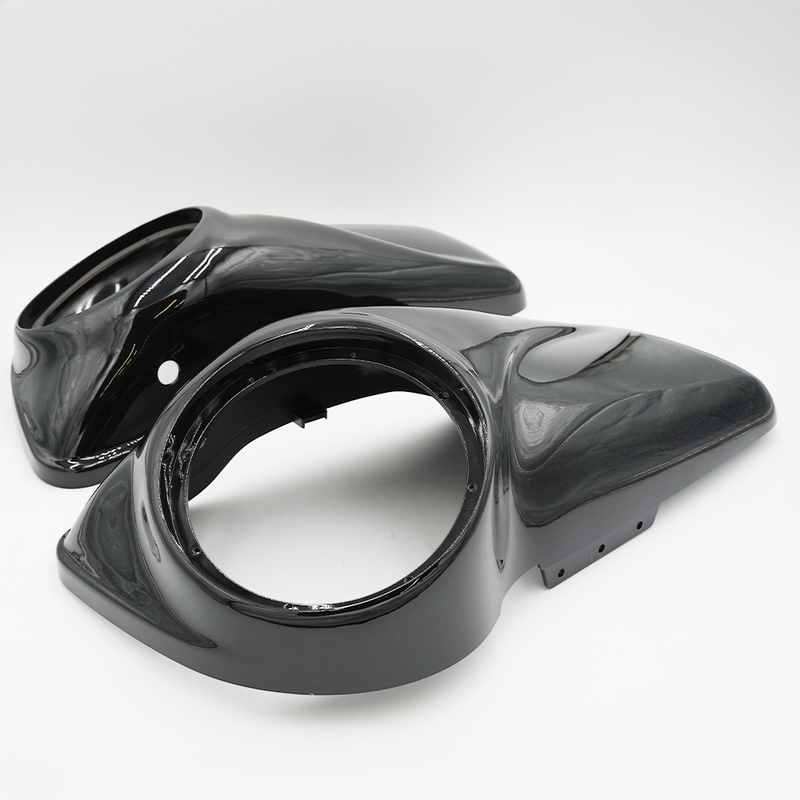 CICADA AUDIO - 14CHDLID8 - 2014-2023 H-D® 8-INCH SADDLEBAG LID KIT - VIVID BLACK
