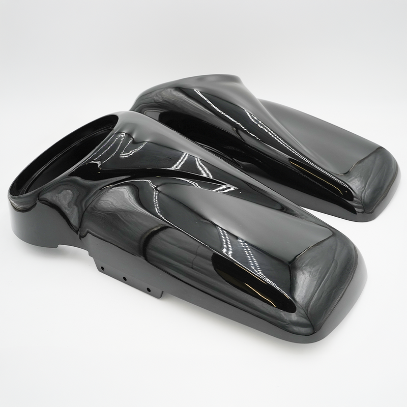 CICADA AUDIO - 14CHDLID8 - 2014-2023 H-D® 8-INCH SADDLEBAG LID KIT - VIVID BLACK