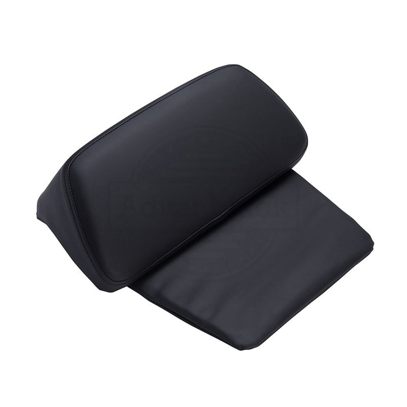 Advanblack Chopped Rear Tour Trunk Pack Cushion Razor Backrest Pillow Pad For 2014+ Harley Rear Tour Trunk Pack