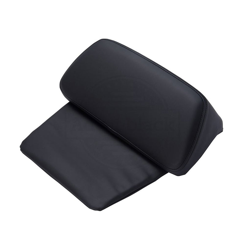 Advanblack Chopped Rear Tour Trunk Pack Cushion Razor Backrest Pillow Pad For 2014+ Harley Rear Tour Trunk Pack