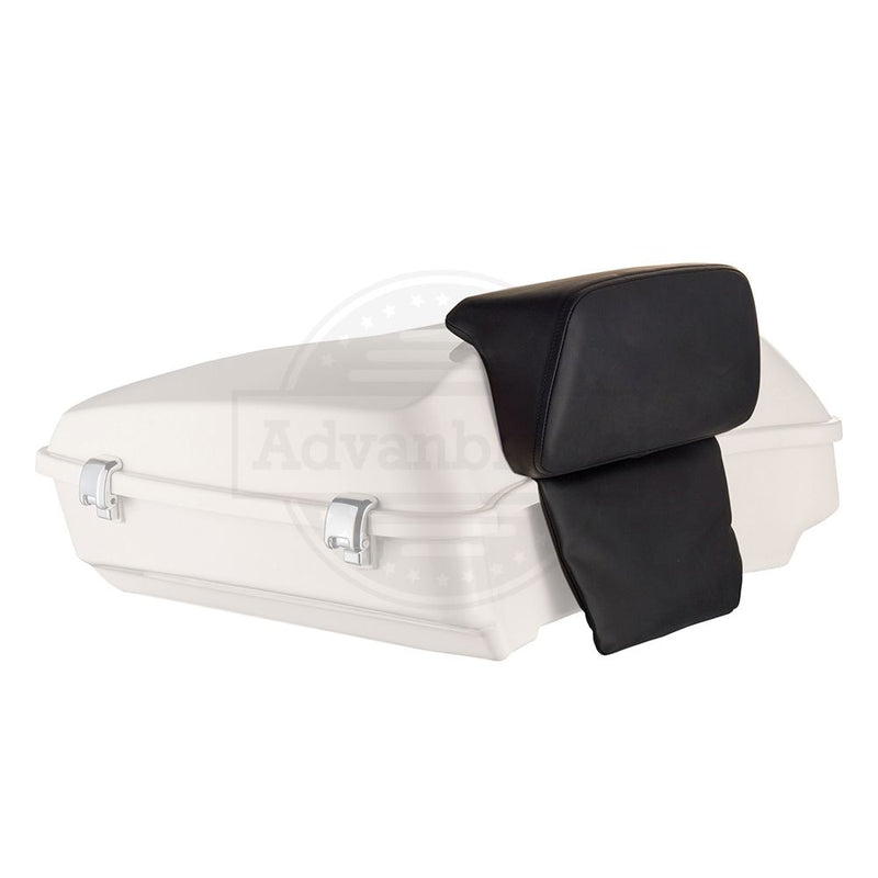 Advanblack Chopped Rear Tour Trunk Pack Cushion Razor Backrest Pillow Pad For 2014+ Harley Rear Tour Trunk Pack