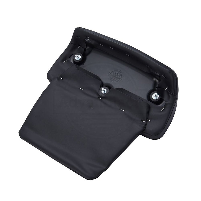 Advanblack Chopped Rear Tour Trunk Pack Cushion Razor Backrest Pillow Pad For 2014+ Harley Rear Tour Trunk Pack