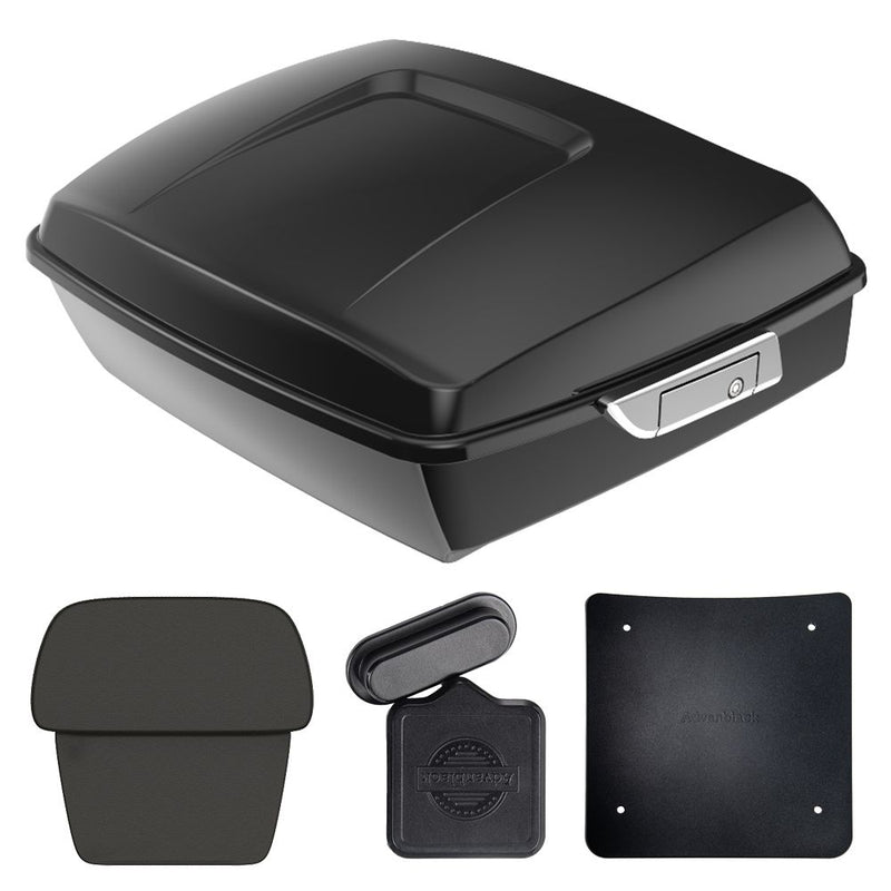 Advanblack Chopped Rear Tour Trunk Pack For  '97-'26 Harley Touring / Softail