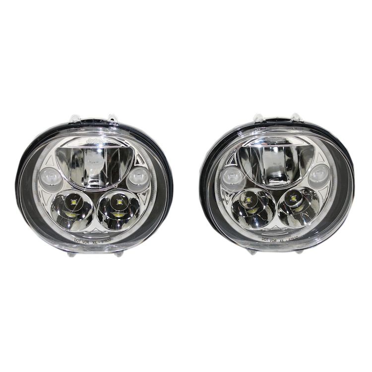 CUSTOM DYNAMICS TruBeam Led Headlamps - 5-3/4" For RoadGlide 2004-2013