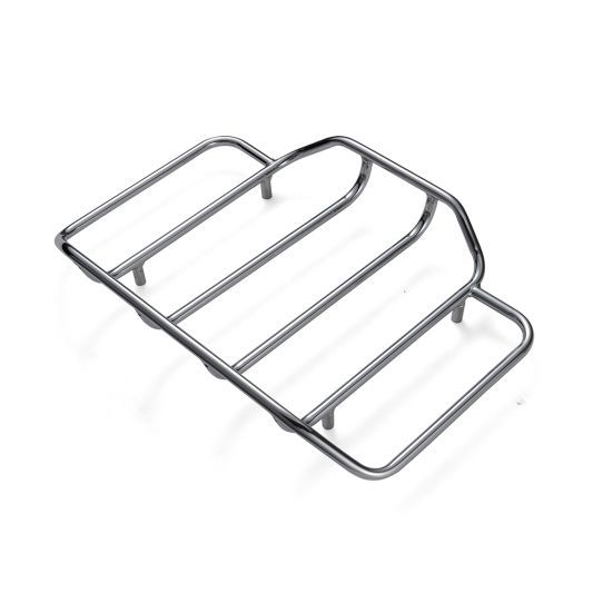 Advanblack Air Wing Chrome Rear Tour Trunk Pack Pack Luggage Rack For Harley Rear Tour Trunk Pack