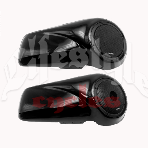cicada audio 14chdlid8 2014 2023 h d 8 inch saddlebag lid kit vivid black