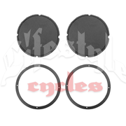 cicada audio 14hdring10 complete 10 inch mid bass woofer saddlebag mounting kit part 1