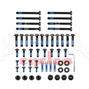 cicada audio 14hdring10 complete 10 inch mid bass woofer saddlebag mounting kit part 5