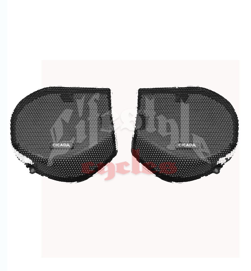 cicada audio 24chdsgg 2024+ street glide cicada audio branded grilles