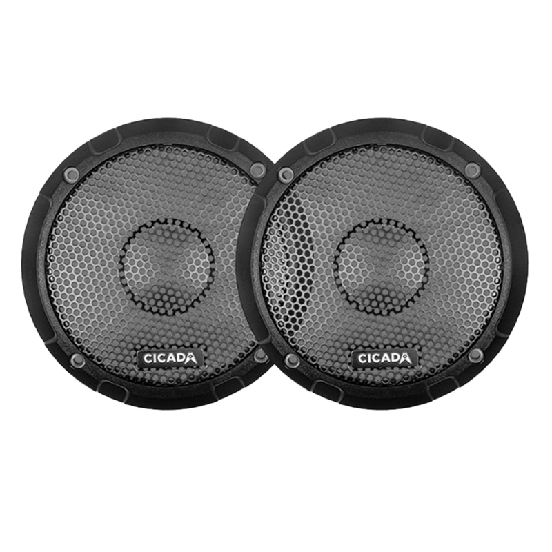 cicada audio all black plastic 5 25 inch grills pr
