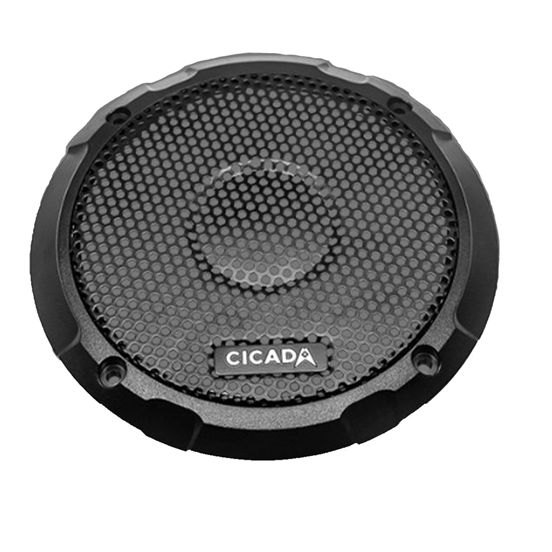 cicada audio all black plastic 5 25 inch grills pr front