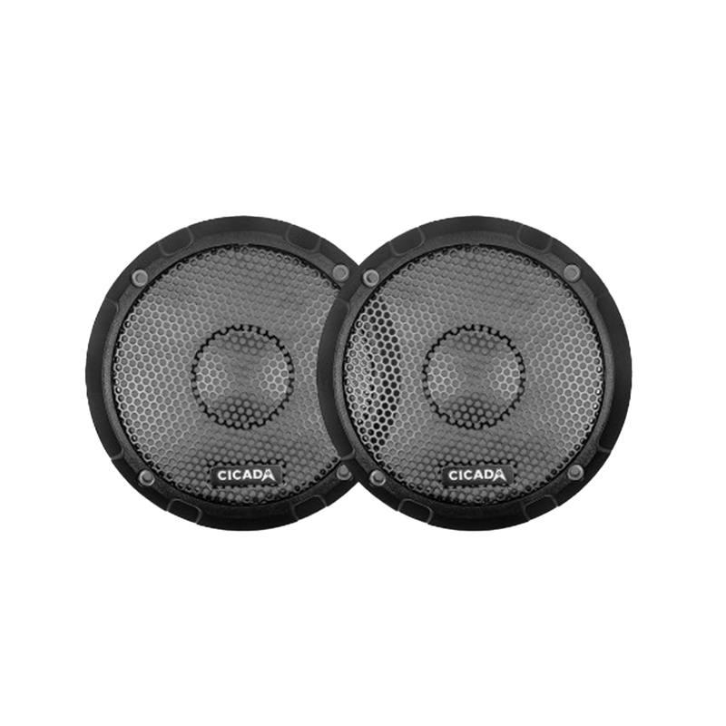 cicada audio all black plastic 6 5 inch grills pr
