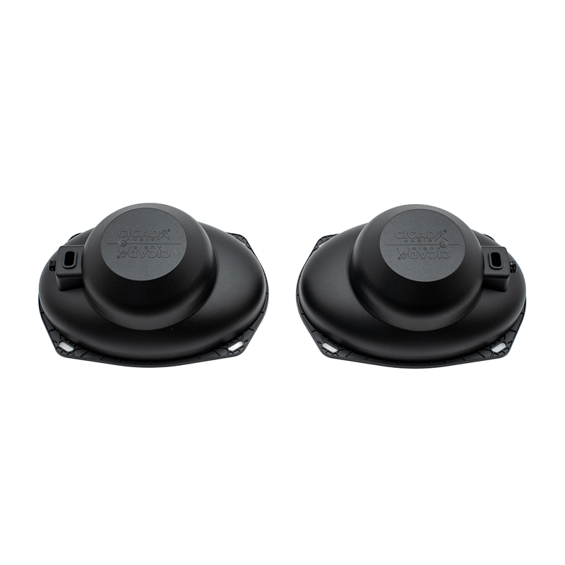 cicada audio chd69hd 6 9 inch coax horn saddlebag abs plastic dividers bottom