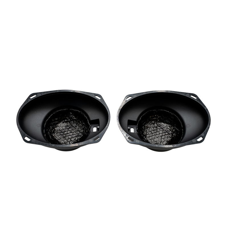 cicada audio chd69hd 6 9 inch coax horn saddlebag abs plastic dividers top