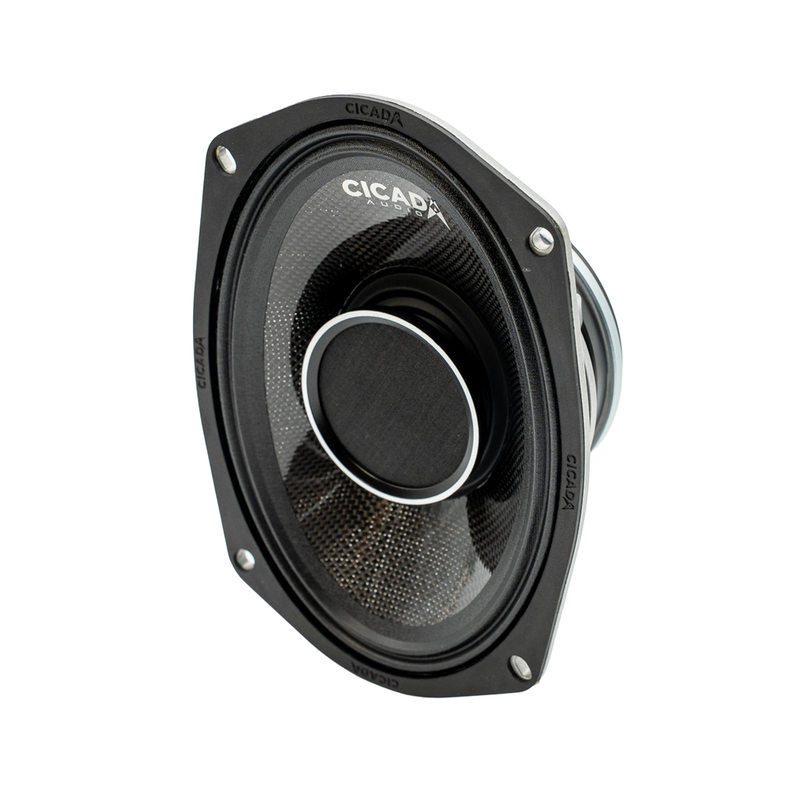 cicada audio chx69 pro coaxial horn carbon matrix cone 6x5 inch