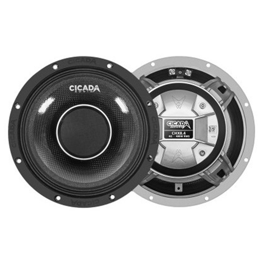cicada audio chx8.4 8-inch pro coax horn speakers 4 ohm