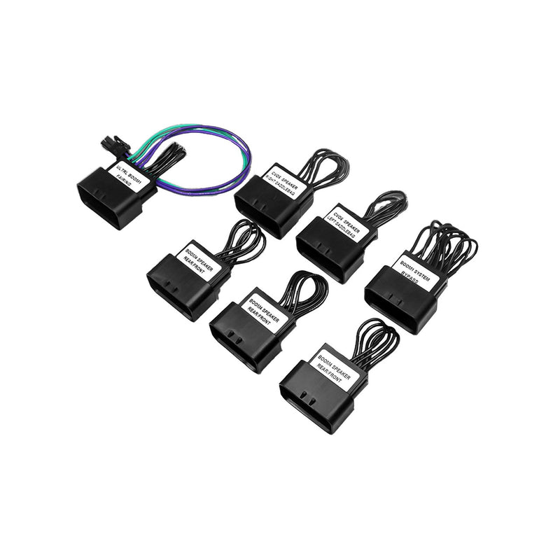 cicada audio hdcvobp 2014 2020 h d cvo rear saddlebag amp by pass plugs set full