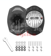 cicada audio rr3t 6x9 inch plate with 3 inch horn tweeters 8 ohm pair