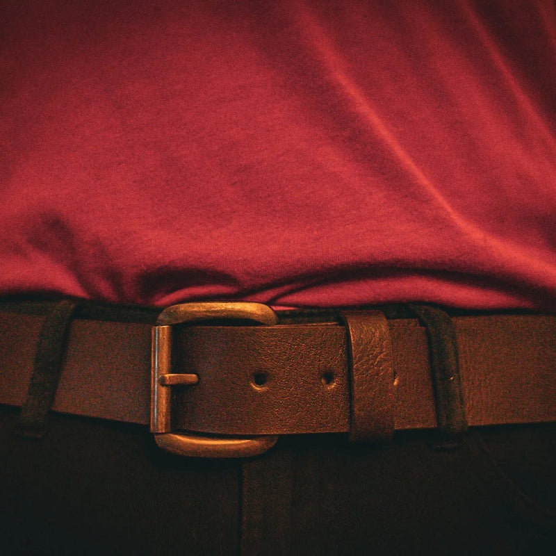 Mens Premium Leather Belt