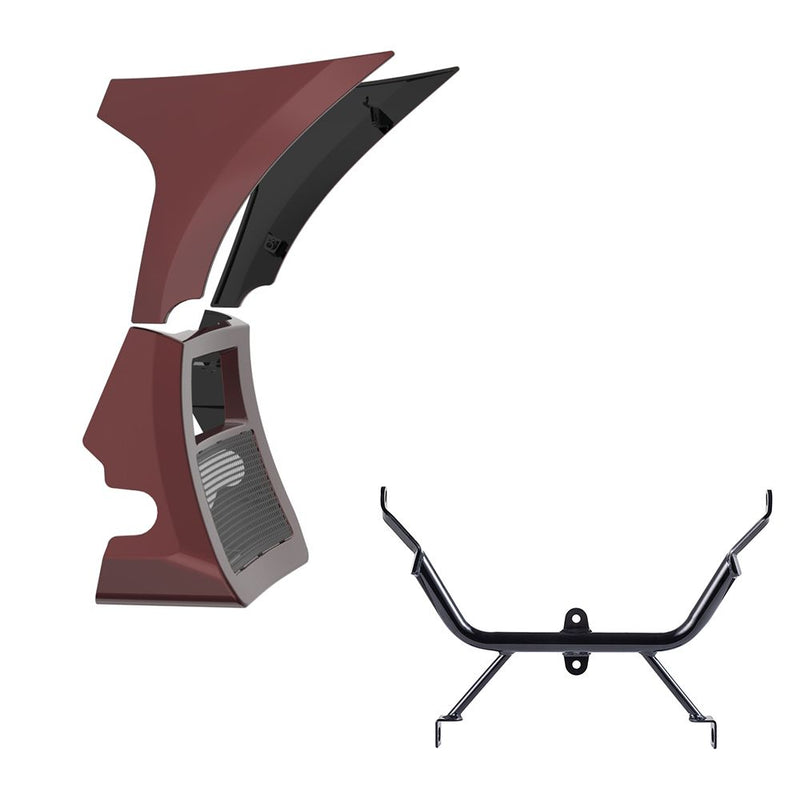 Advanblack Fairing  Spoiler Kit with Support Bracket for '23.5-'26 Harley Road Glide