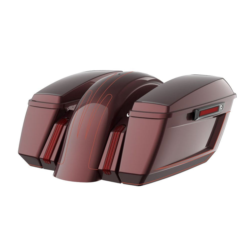 Advanblack Color Matched Holeshot 1.0 Chopped Bagger Kit for '23.5-Up Harley Touring CVO & '24Up Street Glide Raod Glide