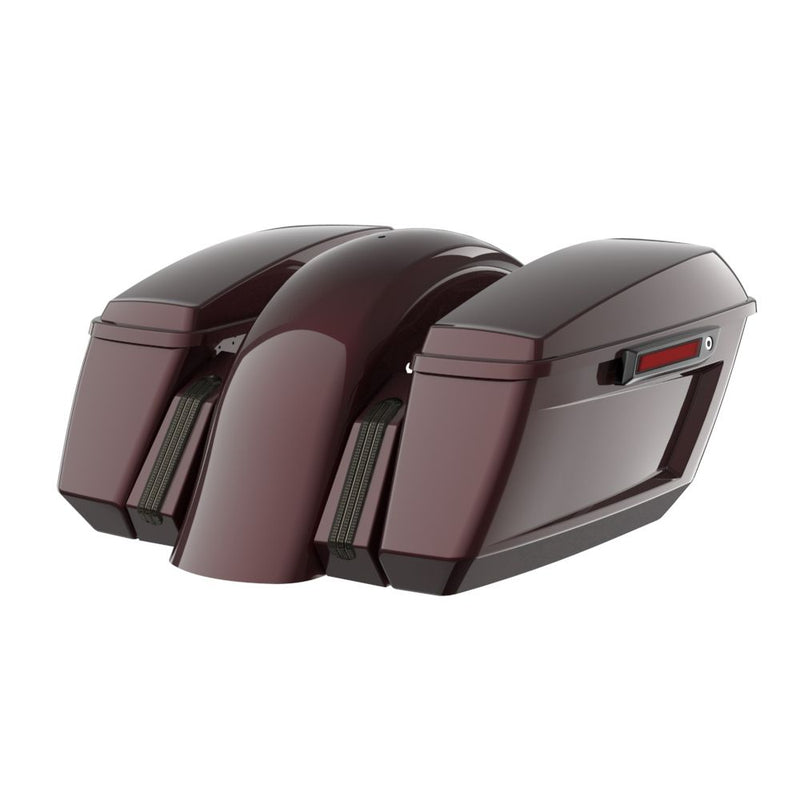 Advanblack Color Matched Holeshot 1.0 Chopped Bagger Kit for '09-'13 Harley Touring