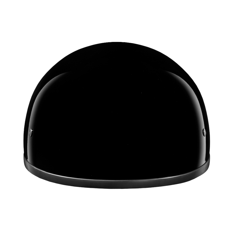 DOT Approved Daytona Skull Cap Half Shell Motorcycle Helmet - Beanie Style for Motorcycles, Cruisers, Scooters, and Mopeds W/O Visor- Hi-Gloss Black