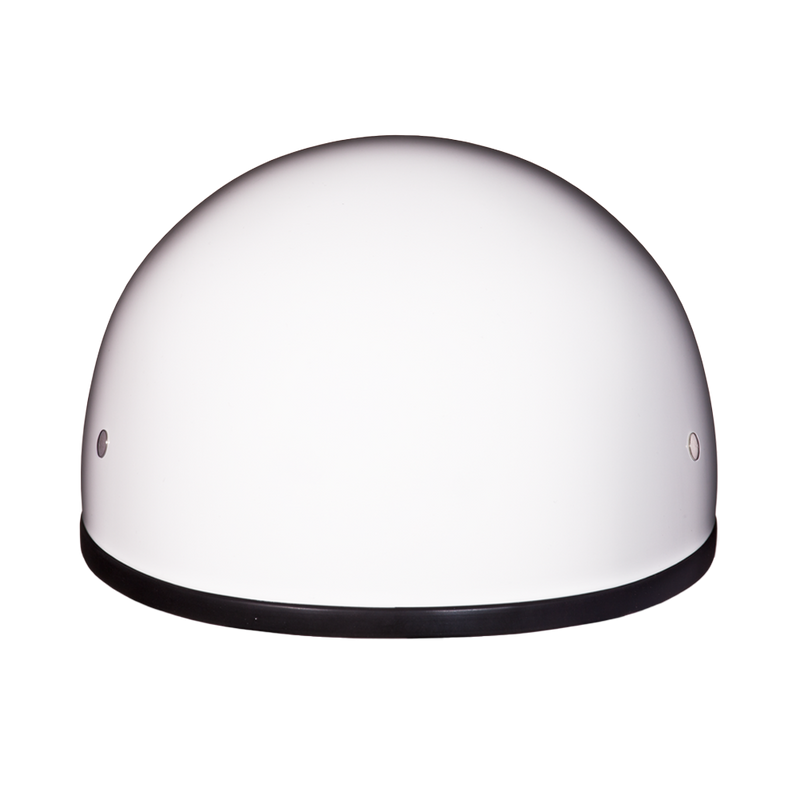 dome helmet motorcycle D.O.T. Daytona Skull Cap W/O Visor- Hi-Gloss White 2XS