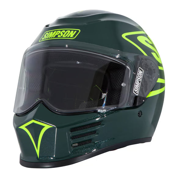Simpson Speed Bandit helmet - 12 O'Clock Green