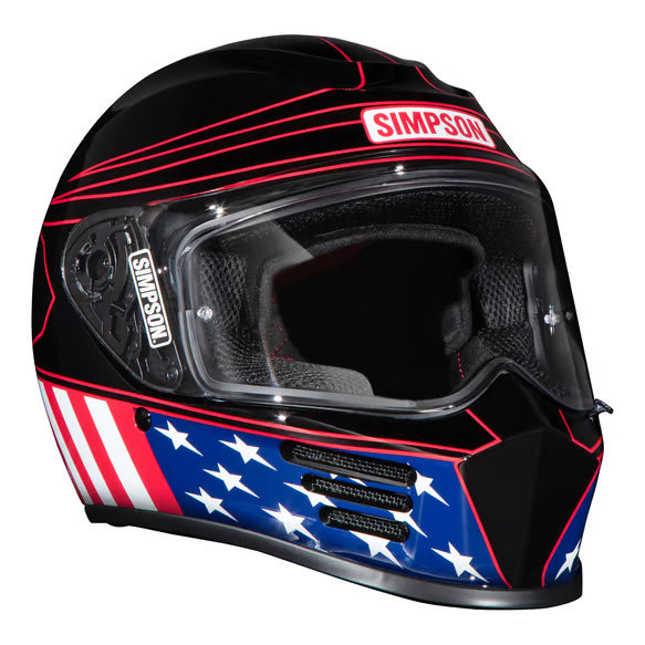 Simpson Motorcycle Speed Bandit Helmet - Americana Classic