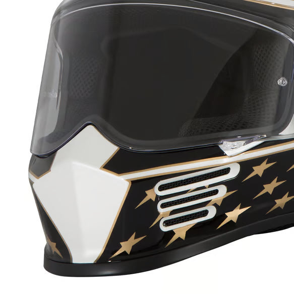 Simpson Motorcycle - Speed Bandit Helmet - Americana Gold