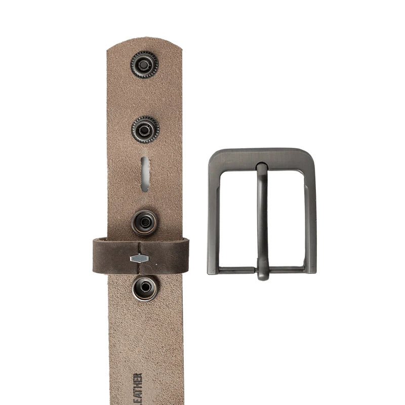 Dark Brown Nubuck Belt