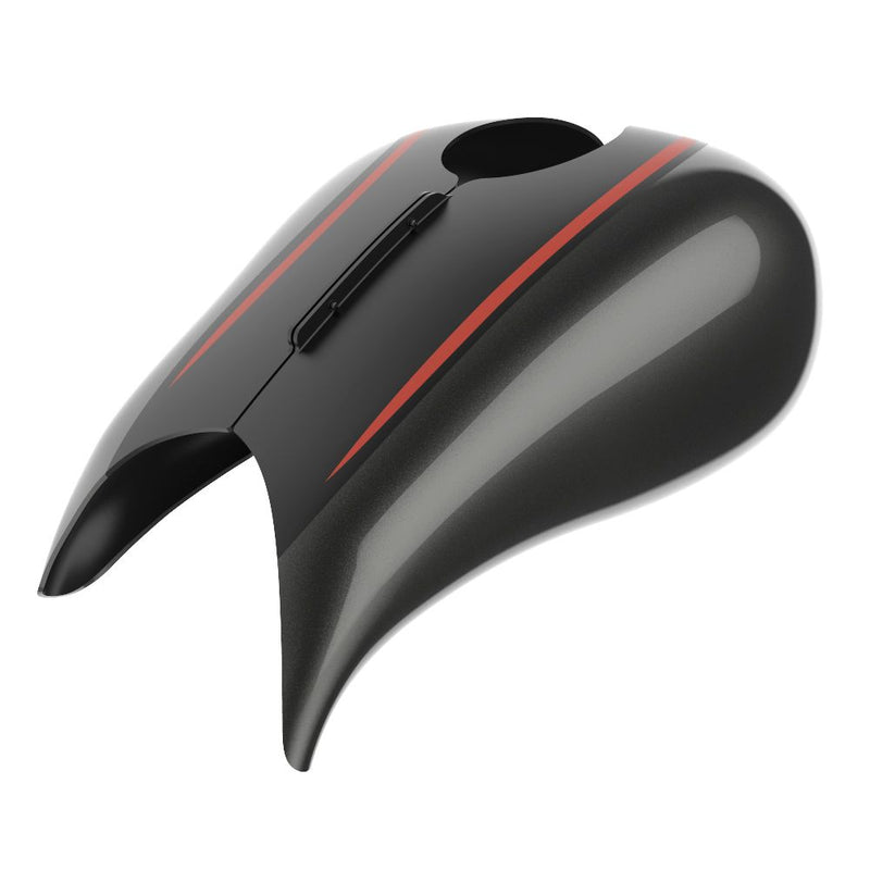 Advanblack Custom Two Tone Stretched Tank Cover for Harley '09-'23 Street Glide & Road Glide & Road King